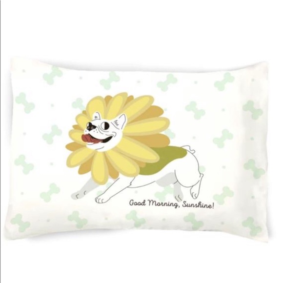 Good Morning Sunshine French Bulldog Pillow Case - Picture 1 of 5